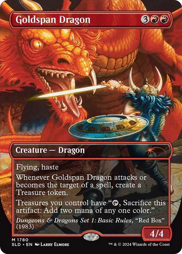 Goldspan Dragon [Secret Lair Drop Series] | Cracking-Singles