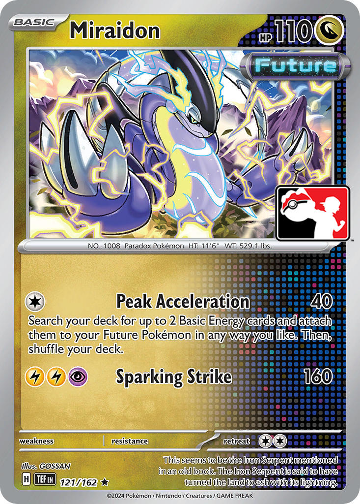 Miraidon (121/162) [Prize Pack Series Five] | Cracking-Singles