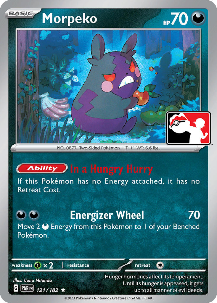 Morpeko (121/182) [Prize Pack Series Five] | Cracking-Singles