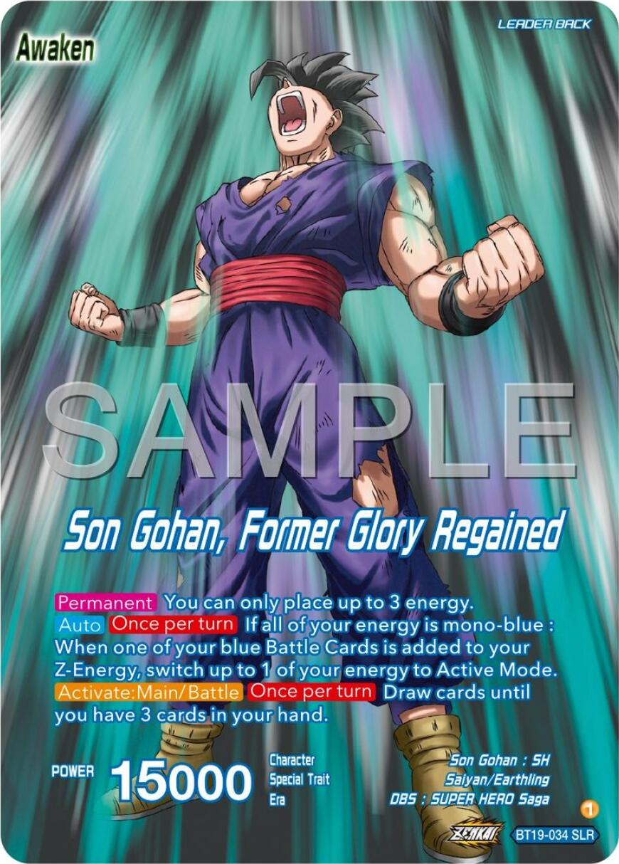 Son Gohan // Son Gohan, Former Glory Regained (BT19-034) [Premium 7th Anniversary Box 2024] | Cracking-Singles