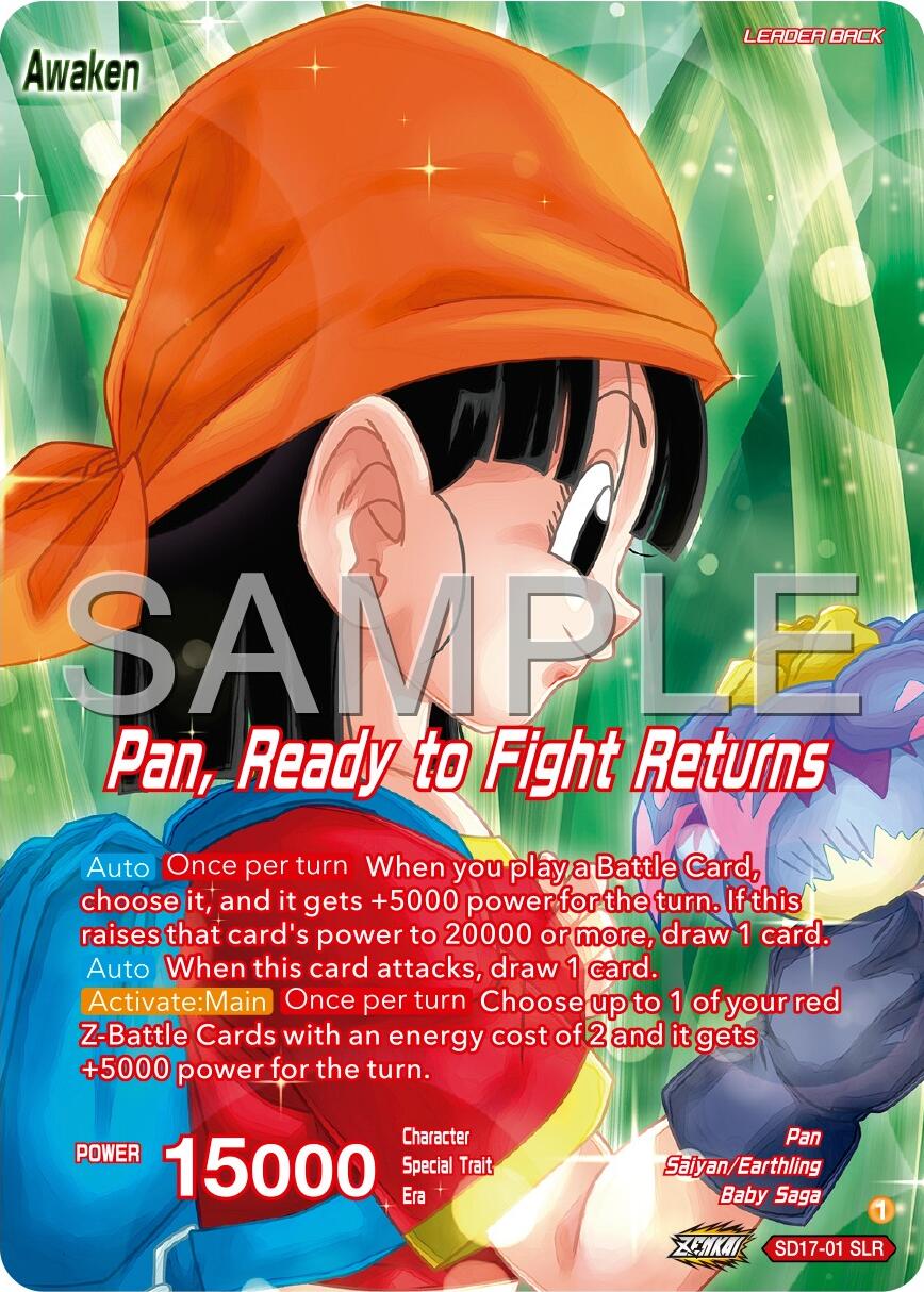 Pan // Pan, Ready to Fight Returns (SD17-01) [Premium 7th Anniversary Box 2024] | Cracking-Singles