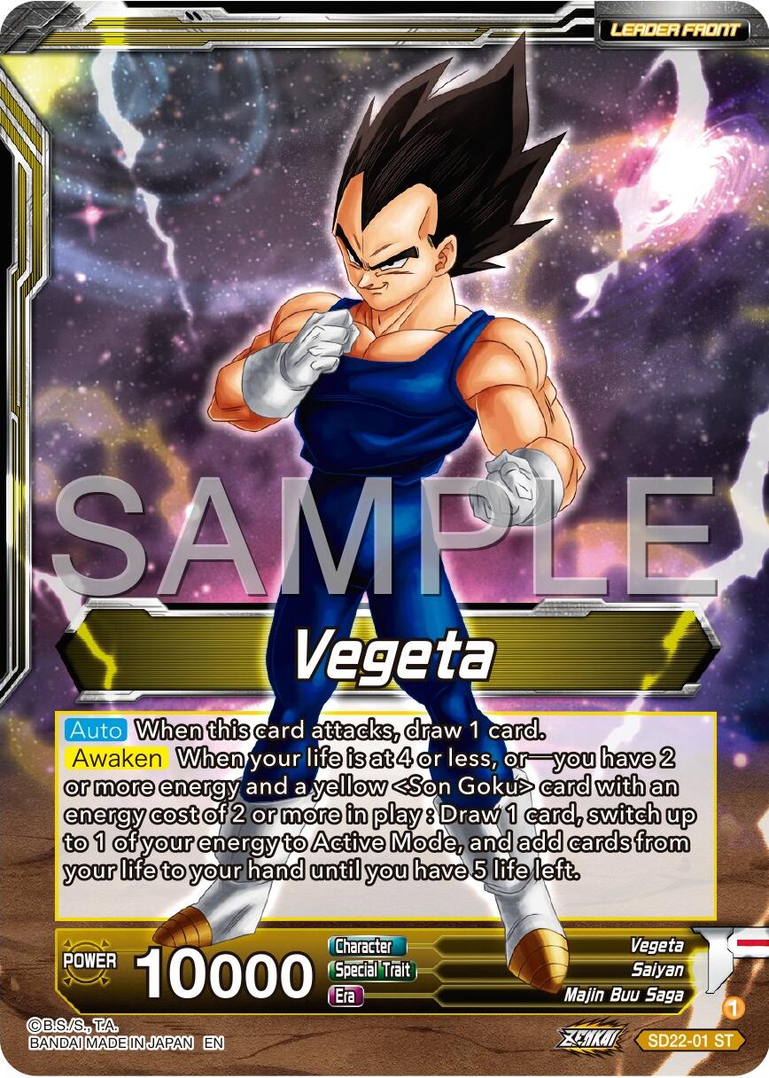 Vegeta // SS Vegeta, Fighting Instincts (SD22-01) [Premium 7th Anniversary Box 2024] | Cracking-Singles