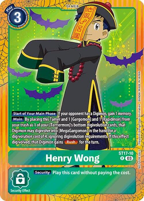 Henry Wong [ST17-10] (Halloween Event 2024) [Starter Deck: Double Typhoon Advanced Deck Set] | Cracking-Singles