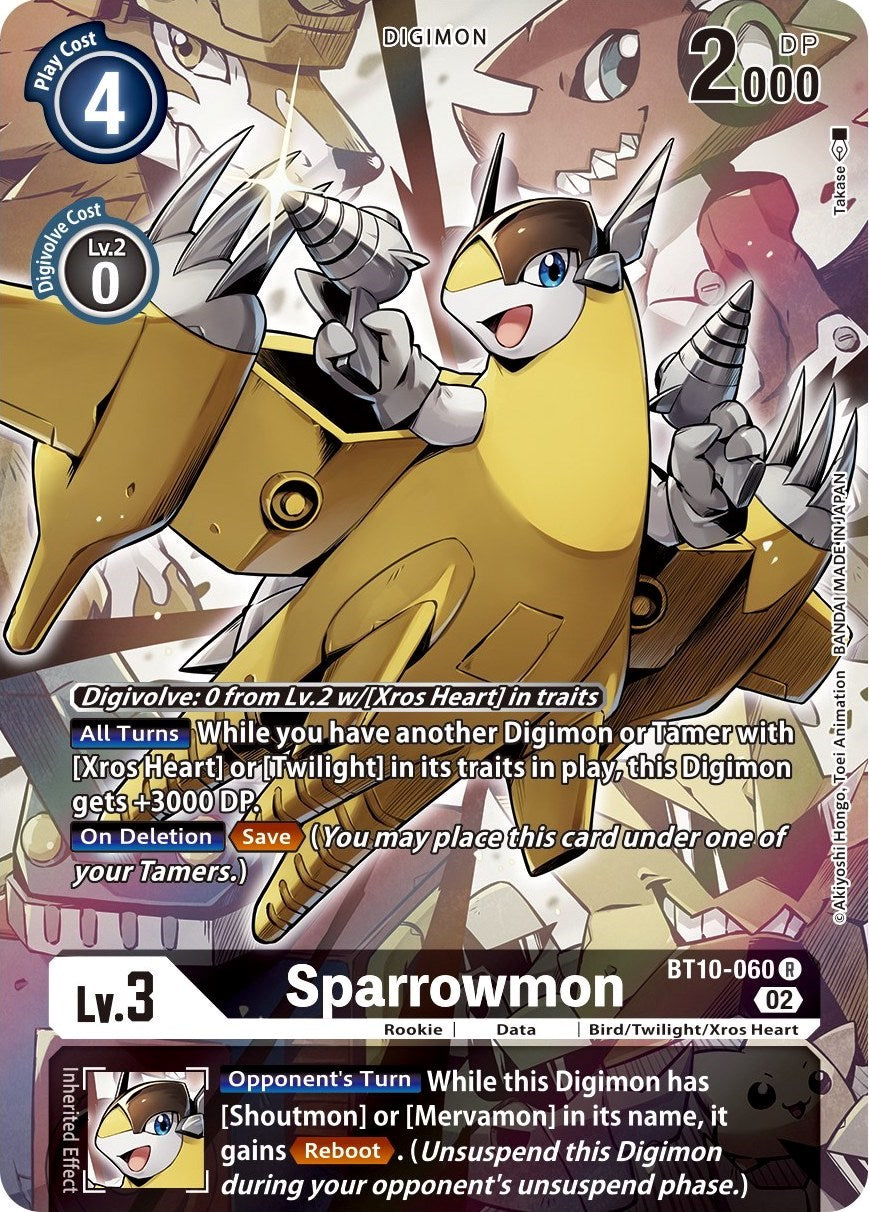 Sparrowmon [BT10-060] (Alternate Art) [Xros Encounter] | Cracking-Singles