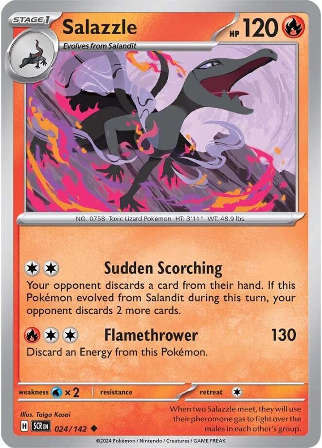 Salazzle (024/142) [Scarlet & Violet: Stellar Crown] | Cracking-Singles