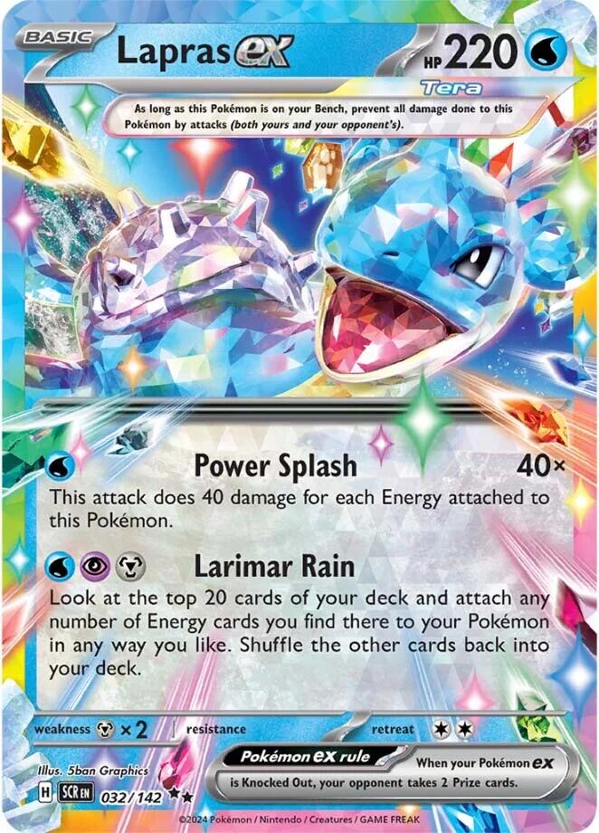 Lapras ex (032/142) [Scarlet & Violet: Stellar Crown] | Cracking-Singles