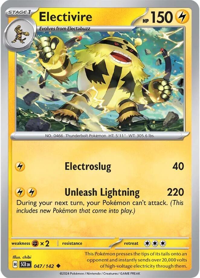 Electivire (047/142) [Scarlet & Violet: Stellar Crown] | Cracking-Singles