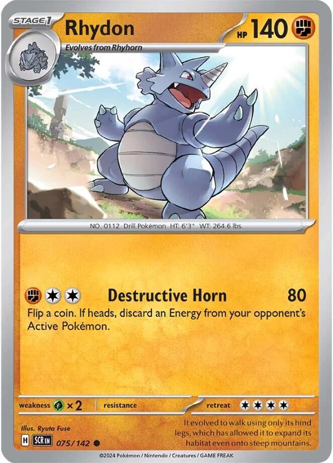 Rhydon (075/142) [Scarlet & Violet: Stellar Crown] | Cracking-Singles