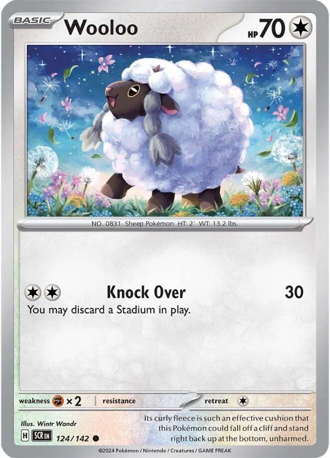 Wooloo (124/142) [Scarlet & Violet: Stellar Crown] | Cracking-Singles