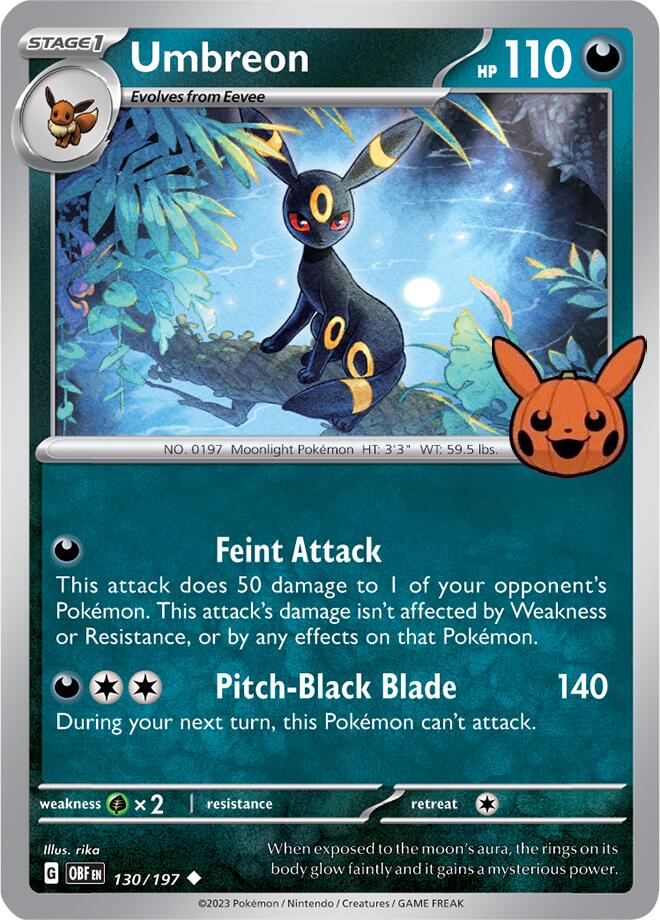 Umbreon (130/197) [Trick or Trade 2024] | Cracking-Singles