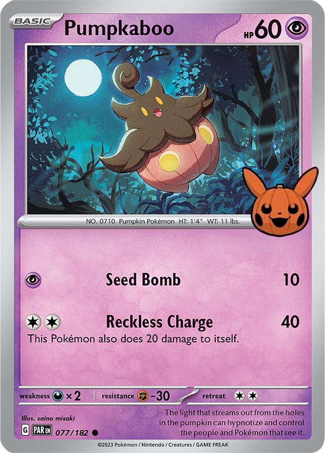 Pumpkaboo (077/182) [Trick or Trade 2024] | Cracking-Singles