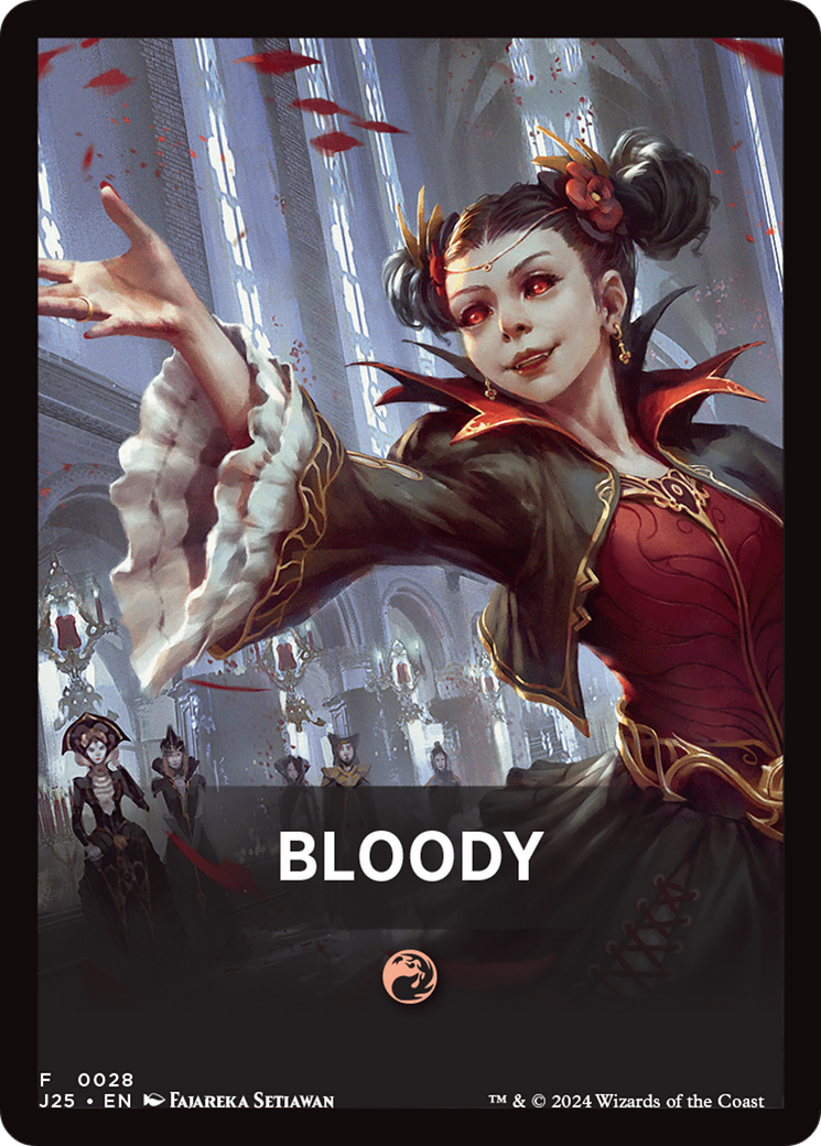 Bloody Theme Card [Foundations Jumpstart Front Cards] | Cracking-Singles