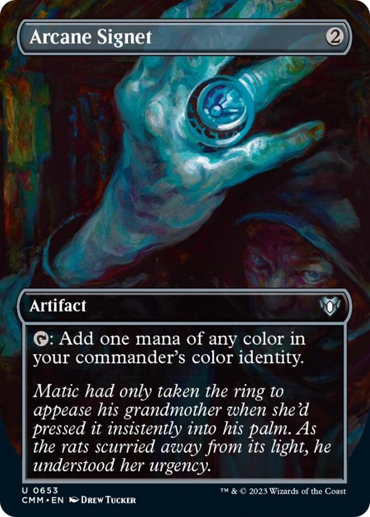 Arcane Signet (Borderless Alternate Art) [Commander Masters] | Cracking-Singles