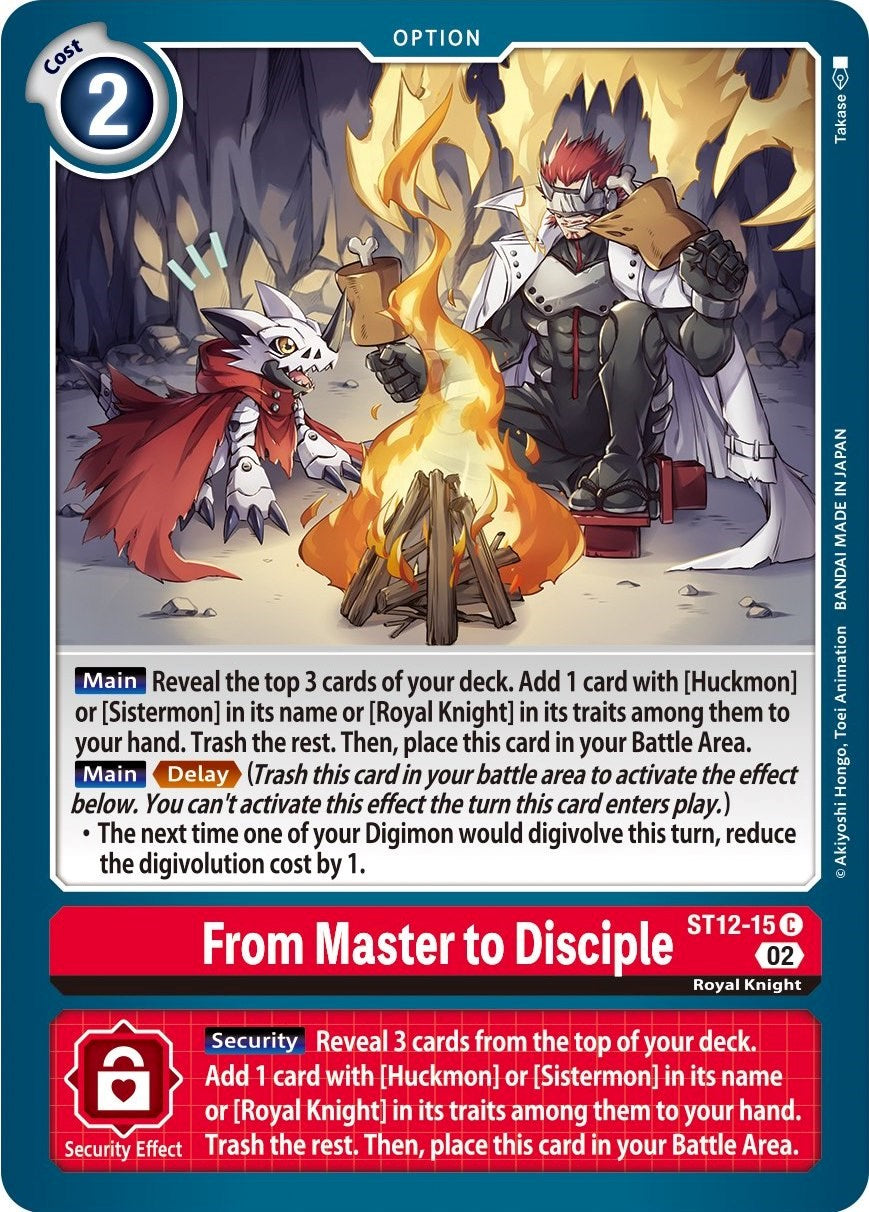 From Master to Disciple [ST12-15] [Starter Deck: Jesmon] | Cracking-Singles