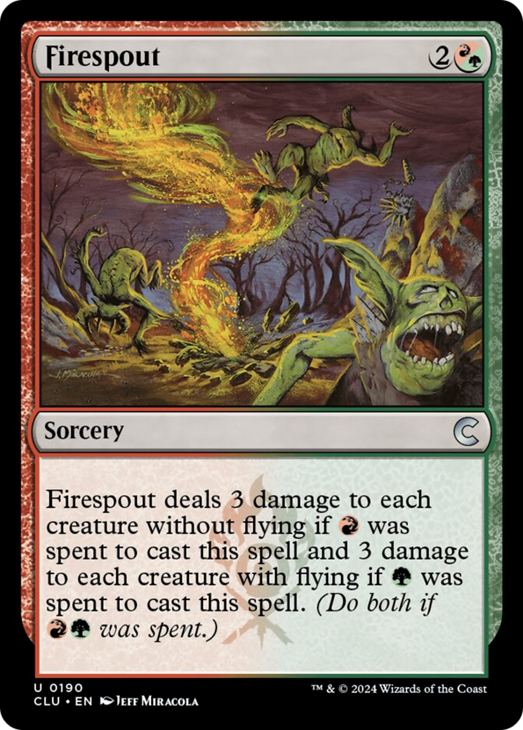 Firespout [Ravnica: Clue Edition] | Cracking-Singles