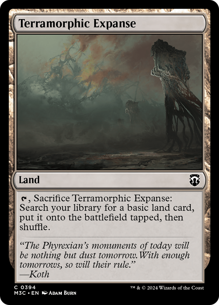 Terramorphic Expanse (Ripple Foil) [Modern Horizons 3 Commander] | Cracking-Singles