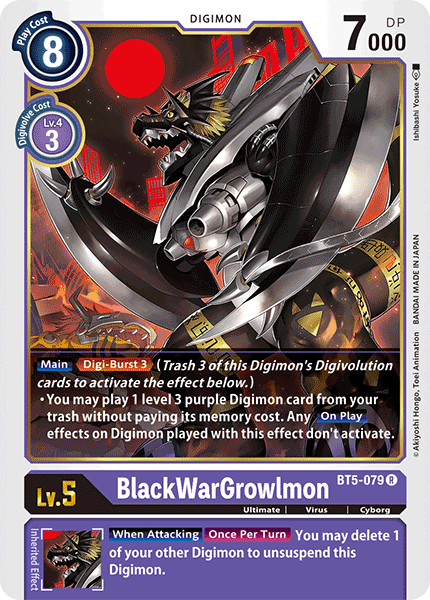 BlackWarGrowlmon [BT5-079] [Battle of Omni] | Cracking-Singles