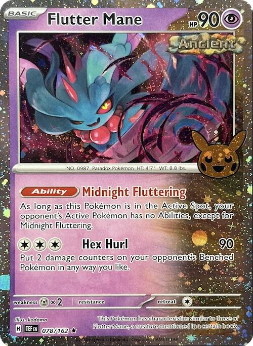 Flutter Mane (078/162) (Cosmos Holo) [Trick or Trade 2024] | Cracking-Singles