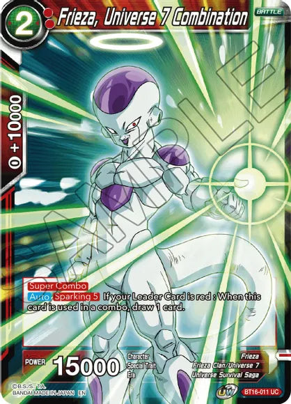 Frieza, Universe 7 Combination (BT16-011) [Realm of the Gods] | Cracking-Singles