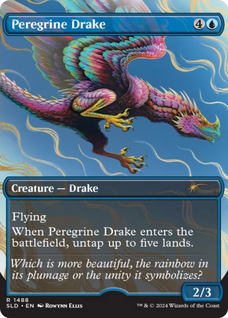 Peregrine Drake (Rainbow Foil) [Secret Lair Drop Series] | Cracking-Singles