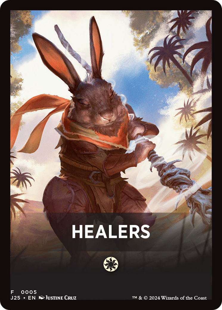 Healers Theme Card [Foundations Jumpstart Front Cards] | Cracking-Singles