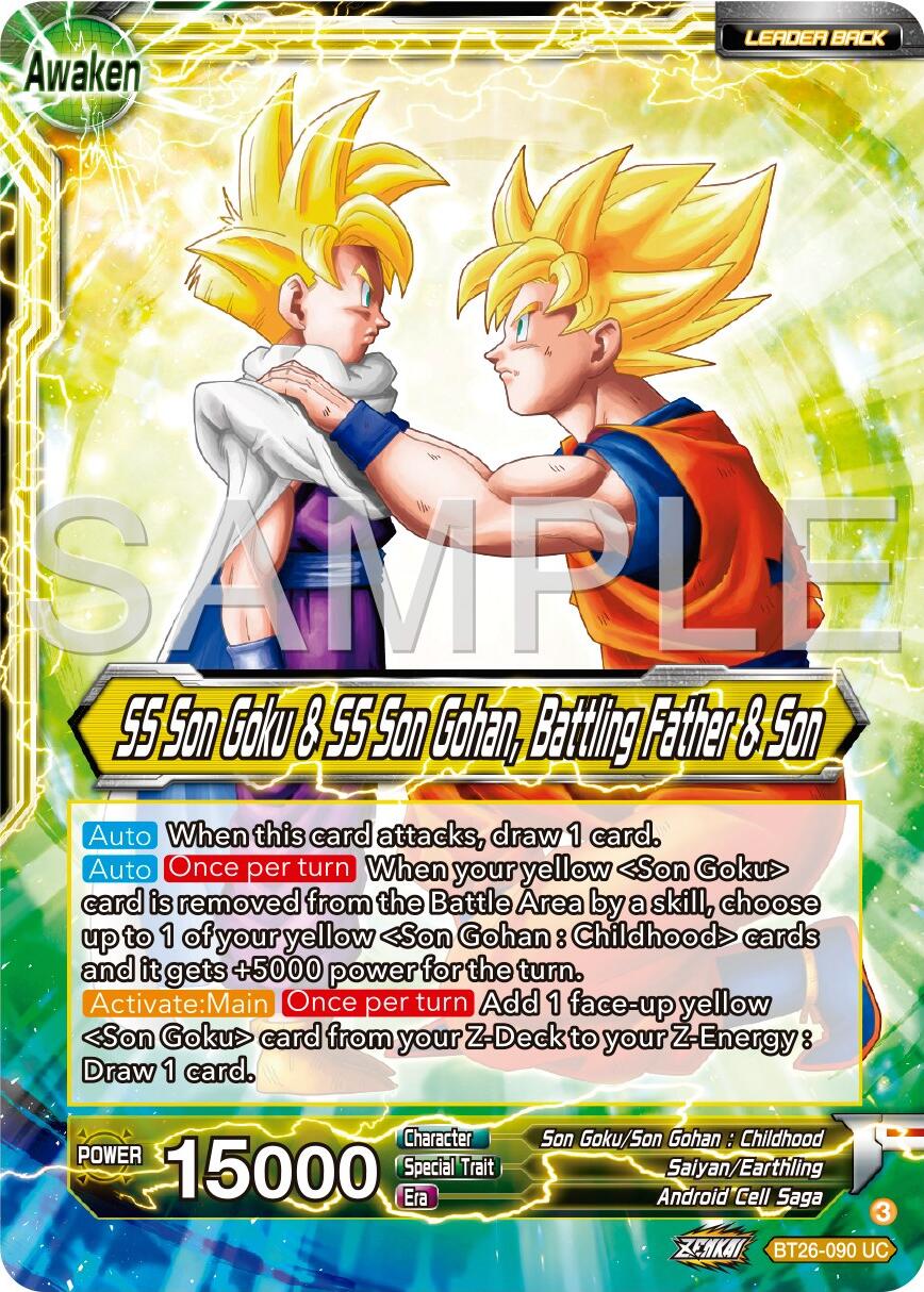 SS Son Goku // SS Son Goku & SS Son Gohan, Battling Father & Son (BT26-090) [Ultimate Advent] | Cracking-Singles