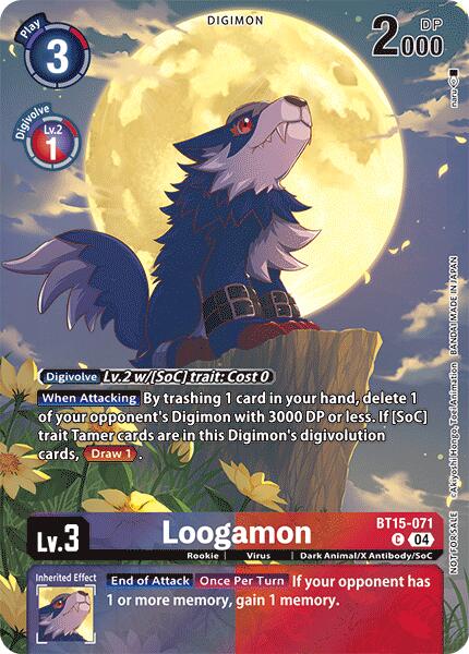 Loogamon [BT14-071] (Legend Pack 2024) [Blast Ace] | Cracking-Singles