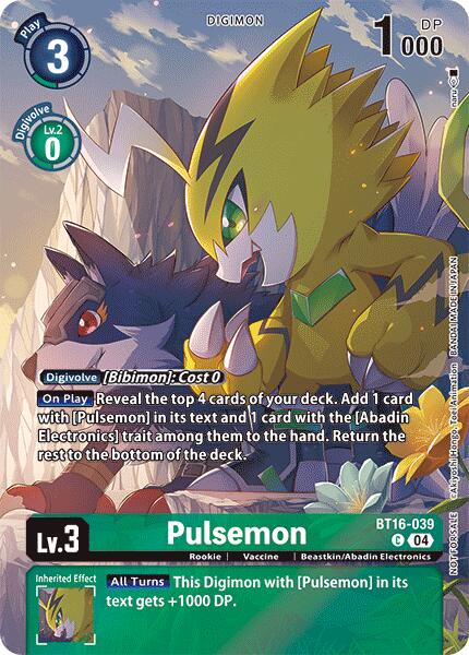 Pulsemon [BT16-039] (Legend Pack 2024) [Beginning Observer] | Cracking-Singles