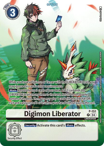 Digimon Liberator [P-151] - P-151 (Legend Pack 2024) [Digimon Promotion Cards] | Cracking-Singles