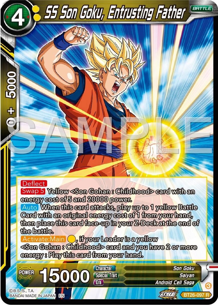 SS Son Goku, Entrusting Father (BT26-097) [Ultimate Advent] | Cracking-Singles