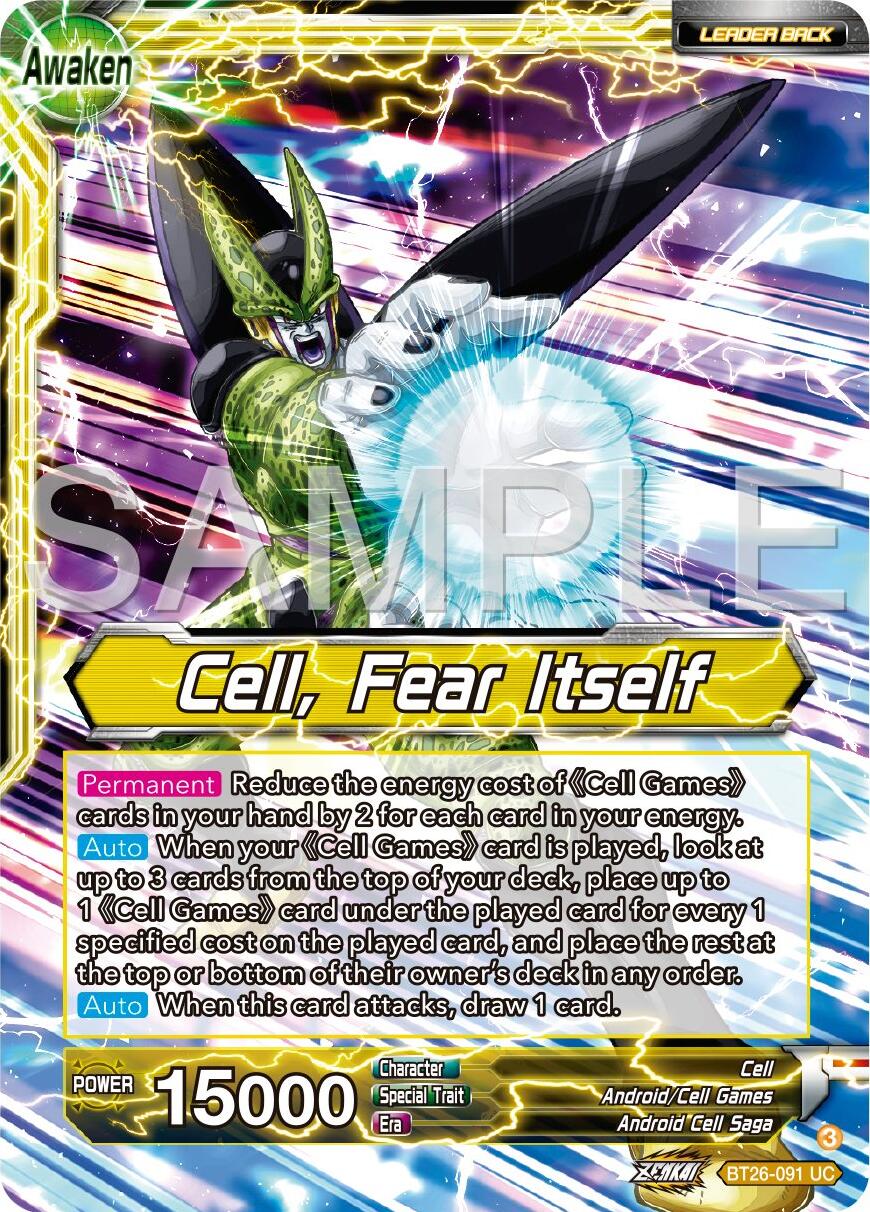 Cell // Cell, Fear Itself (BT26-091) [Ultimate Advent] | Cracking-Singles