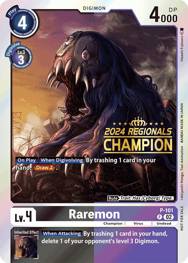 Raremon [P-101] - P-101 (2024 Regionals Champion) [Promotional Cards] | Cracking-Singles