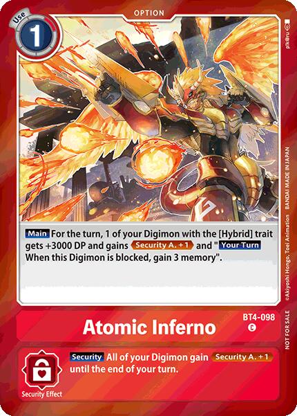 Atomic Inferno [BT4-098] (Event Pack 7) [Great Legend] | Cracking-Singles