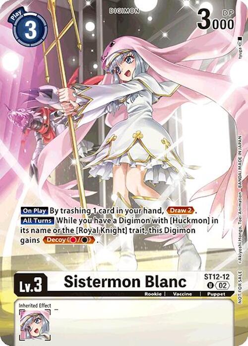 Sistermon Blanc [ST12-12] (Event Pack 7) [Starter Deck: Jesmon] | Cracking-Singles