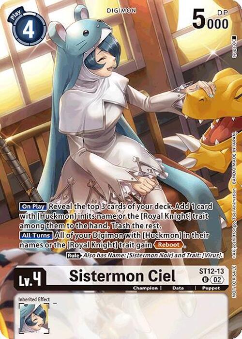 Sistermon Ciel [ST12-13] (Event Pack 7) [Starter Deck: Jesmon] | Cracking-Singles