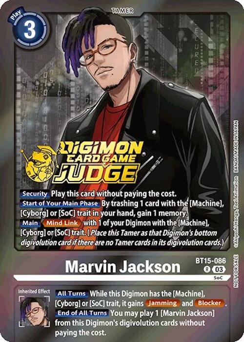 Marvin Jackson [BT15-086] (Judge Pack 6) [Exceed Apocalypse] | Cracking-Singles