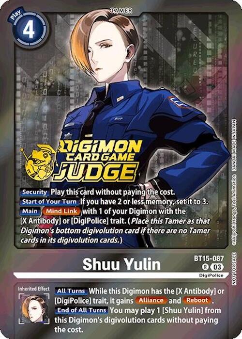 Shuu Yulin [BT15-087] (Judge Pack 6) [Exceed Apocalypse] | Cracking-Singles