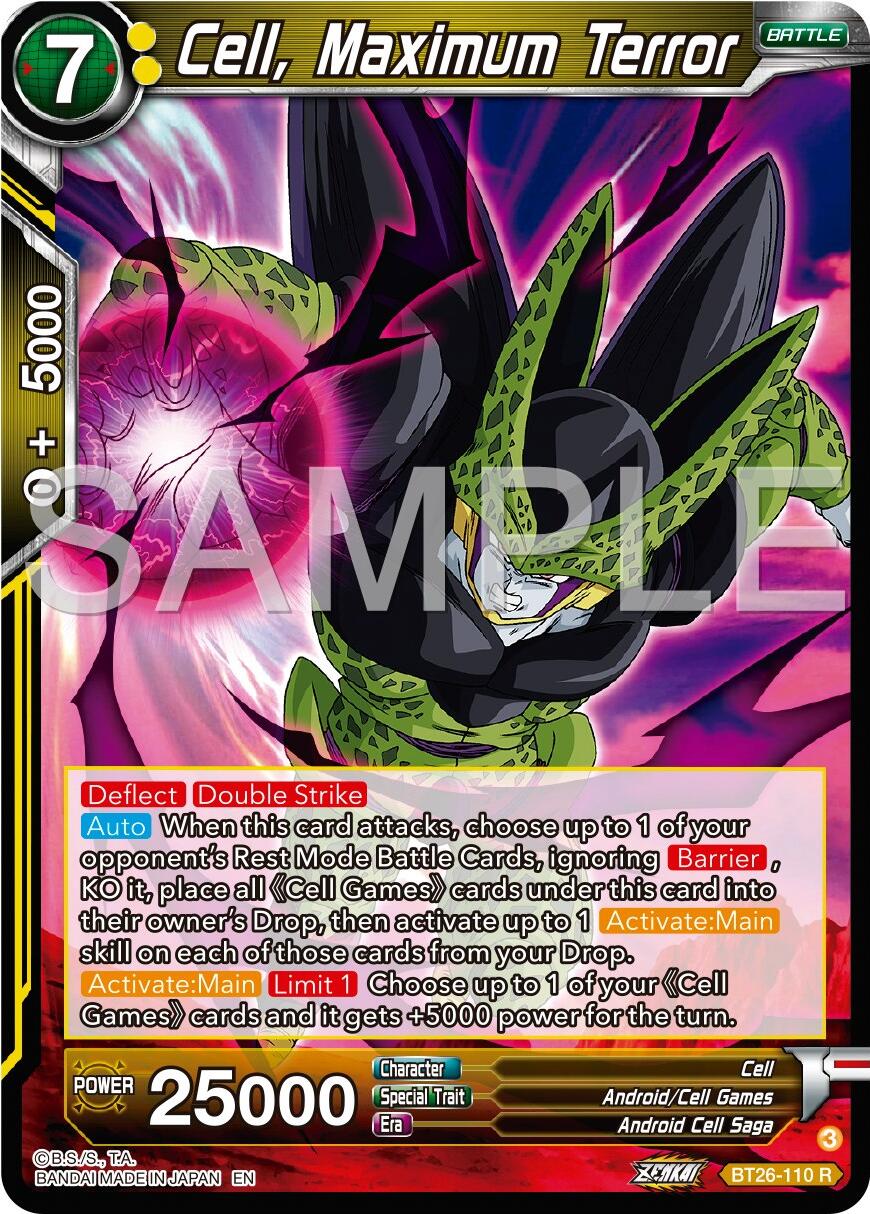 Cell, Maximum Terror (BT26-110) [Ultimate Advent] | Cracking-Singles