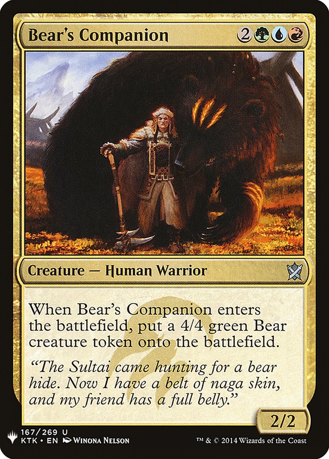 Bear's Companion [Mystery Booster] | Cracking-Singles