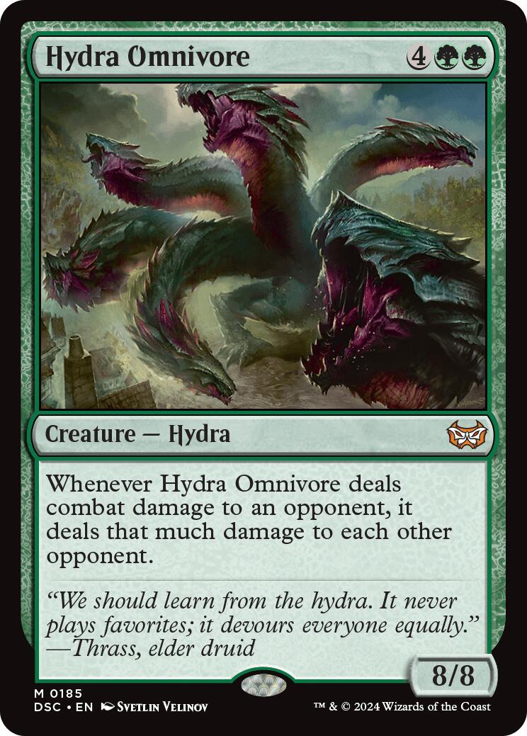 Hydra Omnivore [Duskmourn: House of Horror Commander] | Cracking-Singles