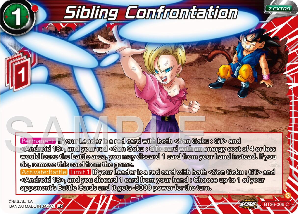 Sibling Confrontation (BT26-006) [Ultimate Advent] | Cracking-Singles