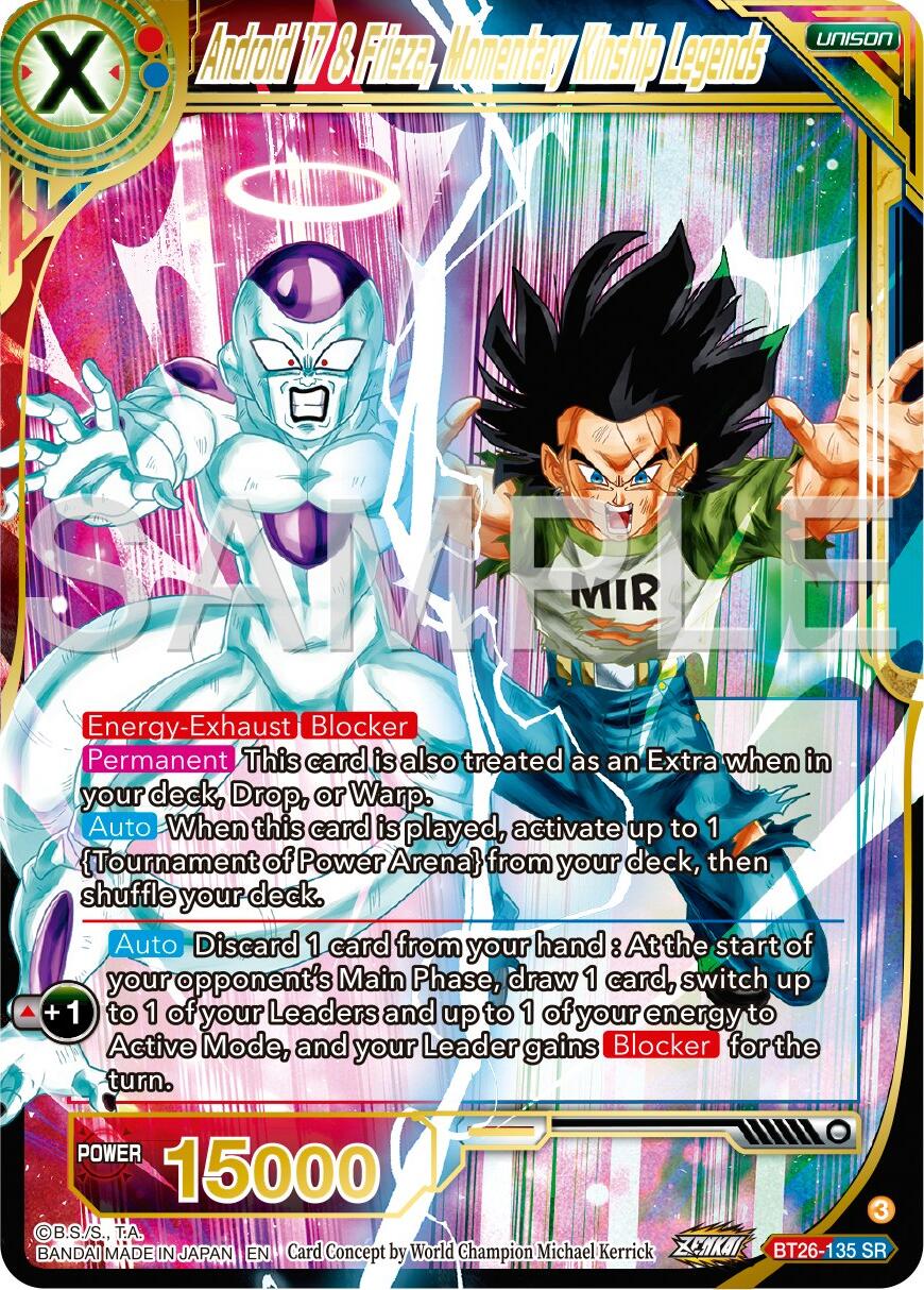 Android 17 & Frieza, Momentary Kinship Legends (BT26-135) [Ultimate Advent] | Cracking-Singles