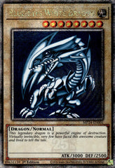 Blue-Eyes White Dragon [MP24-EN001] Quarter Century Secret Rare | Cracking-Singles