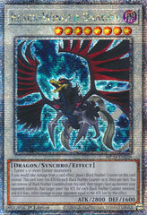 Black-Winged Dragon [MP24-EN028] Quarter Century Secret Rare | Cracking-Singles