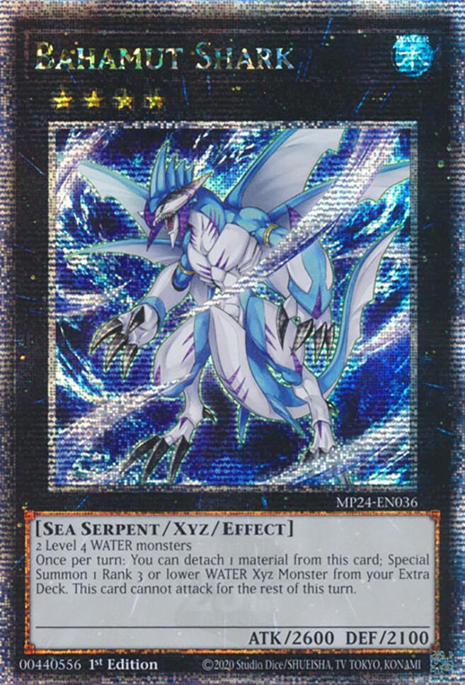 Bahamut Shark [MP24-EN036] Quarter Century Secret Rare | Cracking-Singles