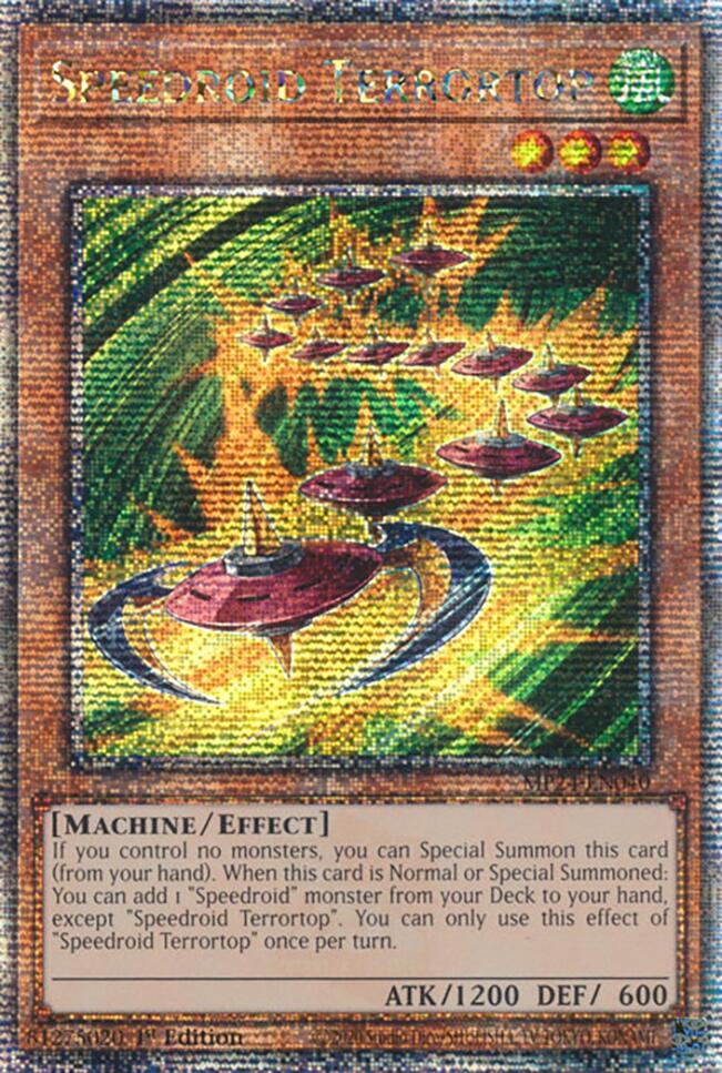 Speedroid Terrortop [MP24-EN040] Quarter Century Secret Rare | Cracking-Singles