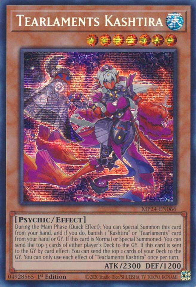 Tearlaments Kashtira [MP24-EN066] Prismatic Secret Rare | Cracking-Singles