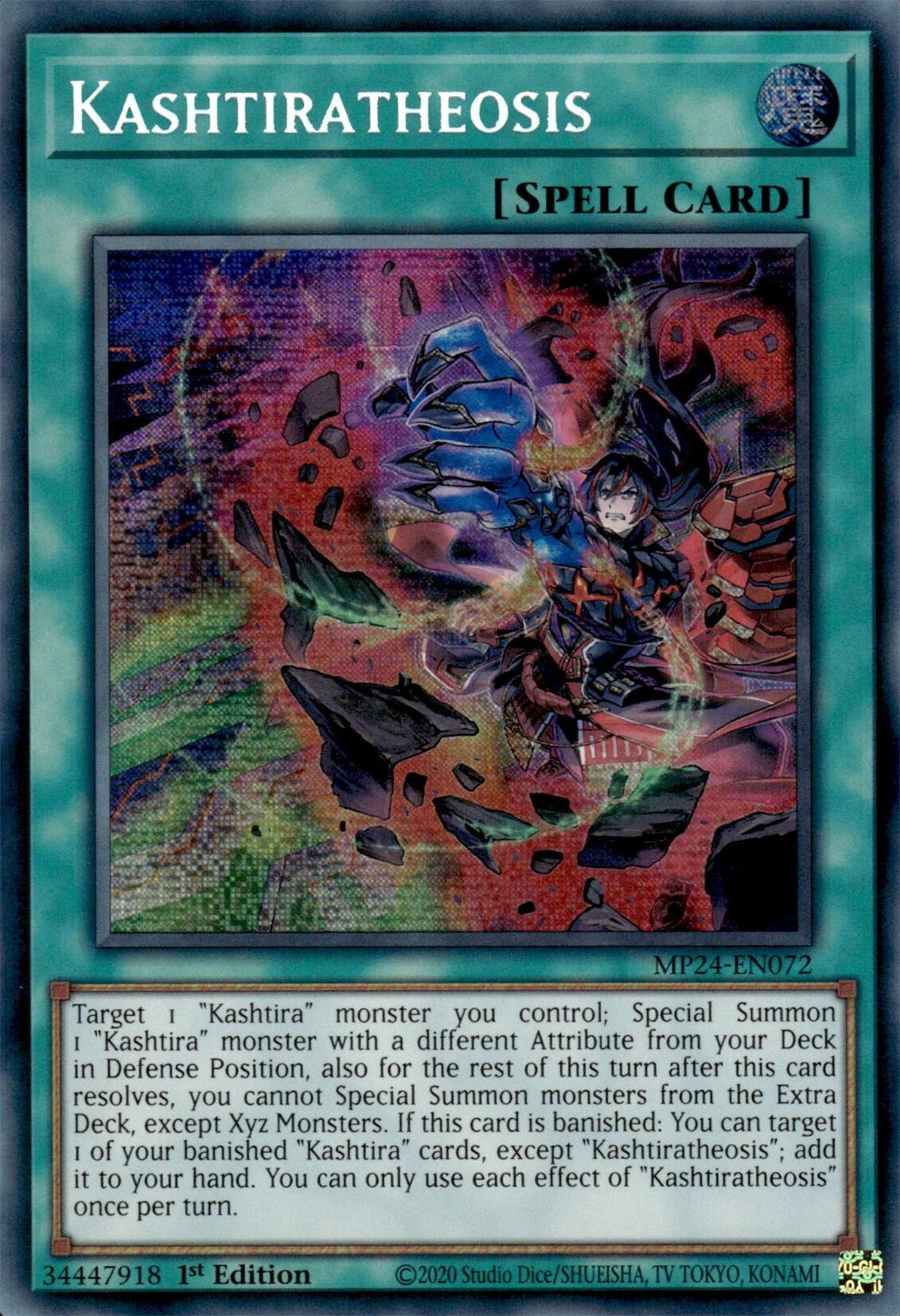 Kashtiratheosis [MP24-EN072] Prismatic Secret Rare | Cracking-Singles