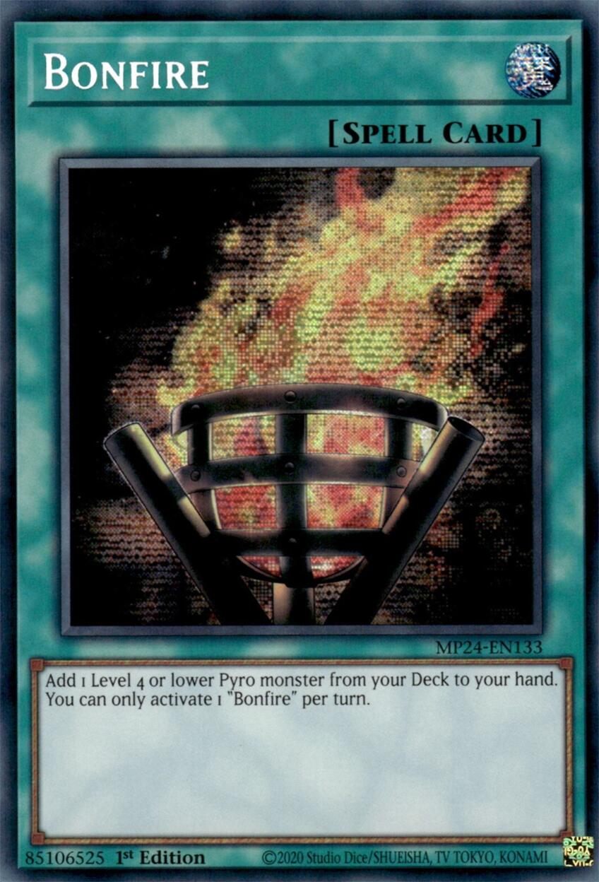 Bonfire [MP24-EN133] Prismatic Secret Rare | Cracking-Singles