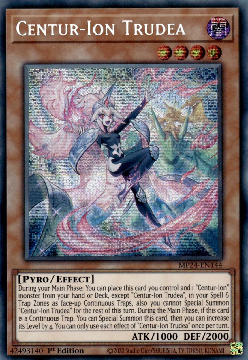 Centur-Ion Trudea [MP24-EN144] Prismatic Secret Rare | Cracking-Singles